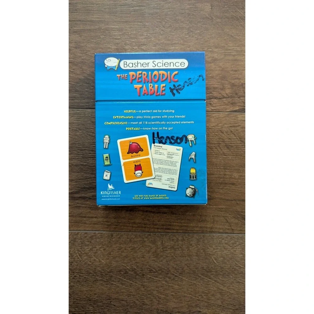 Basher Science Periodic Table Elements with Style‎ Flash Cards Deck 118 Elements